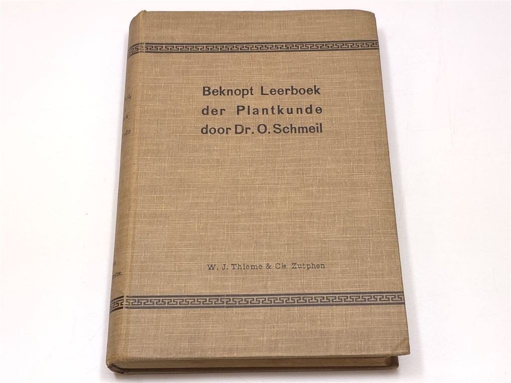 Beknopt Leerboek Plantkunde — Schmeil, Kleurenlitho's 1914, Antiek en Kunst, Antiek | Boeken en Bijbels, Ophalen of Verzenden
