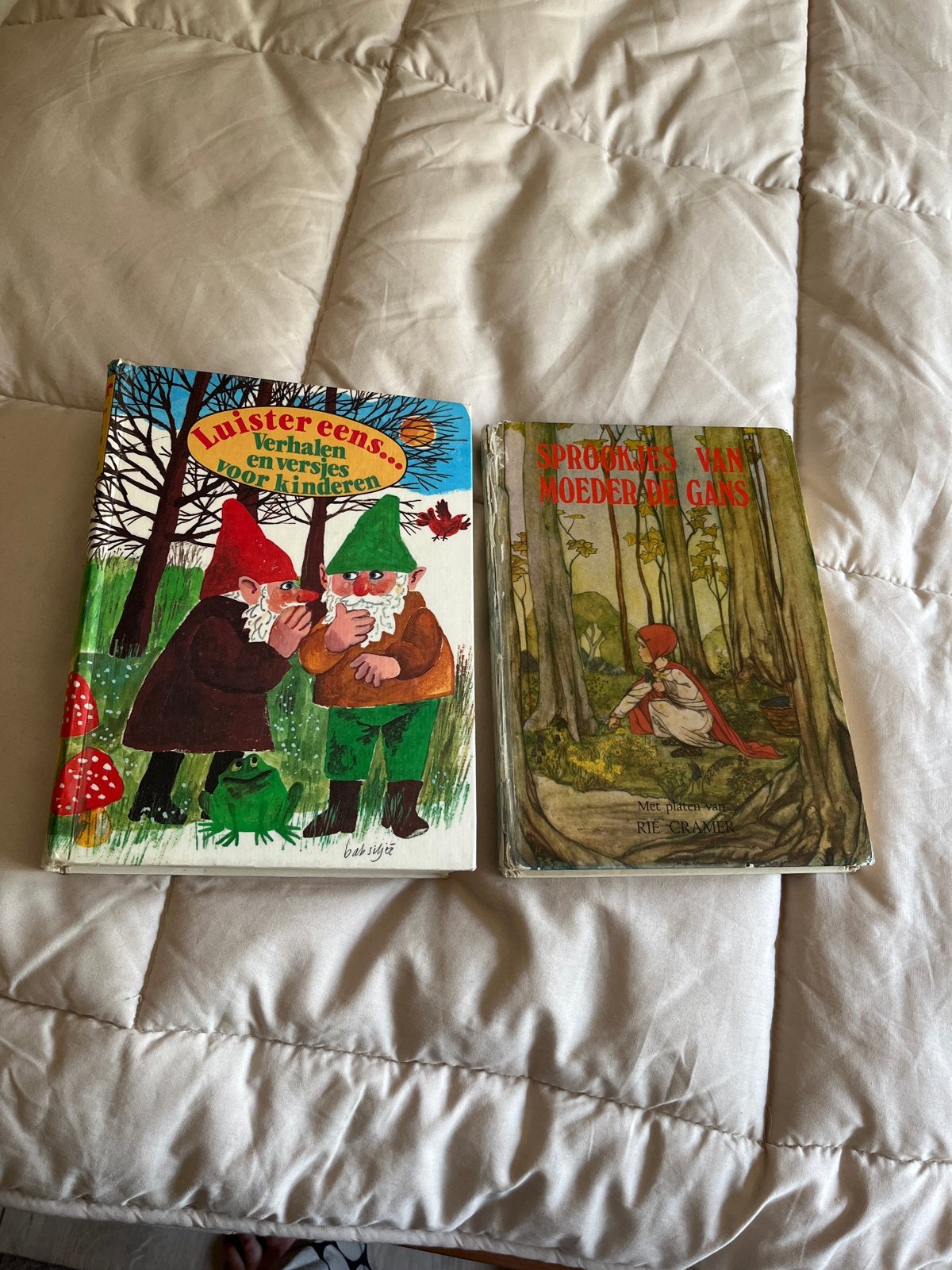 Vintage Kinderboeken: Luister Eens & Sprookjes Moeder Gans, Ophalen, Gelezen