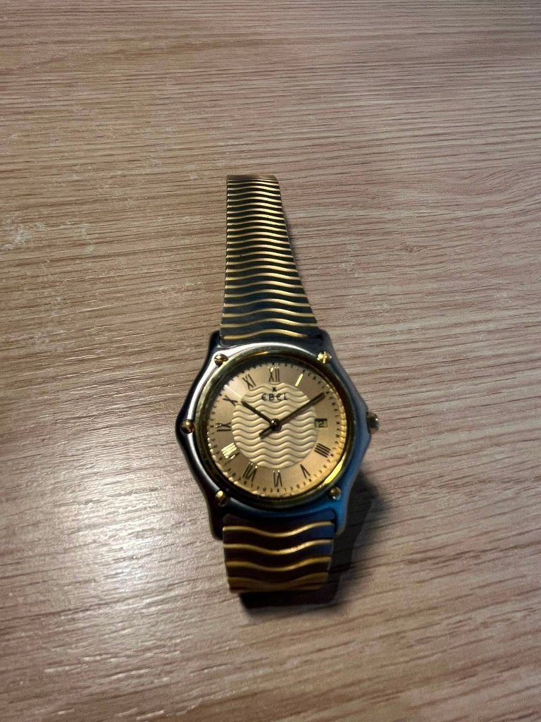 Ebel Sport Classic / Wave 1087131 – 18K gouden bezel, Staal, Met bandje, Polshorloge, Onbekend