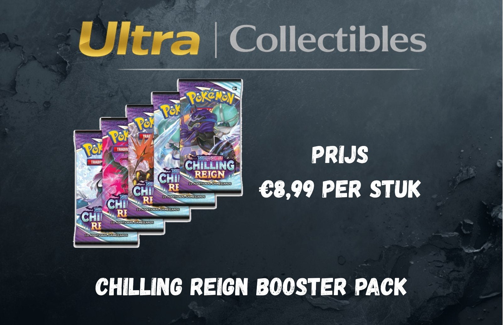 Chilling Reign Booster - Pokémon Kaarten, Hobby en Vrije tijd, Verzamelkaartspellen | Pokémon, Verzenden, Zo goed als nieuw