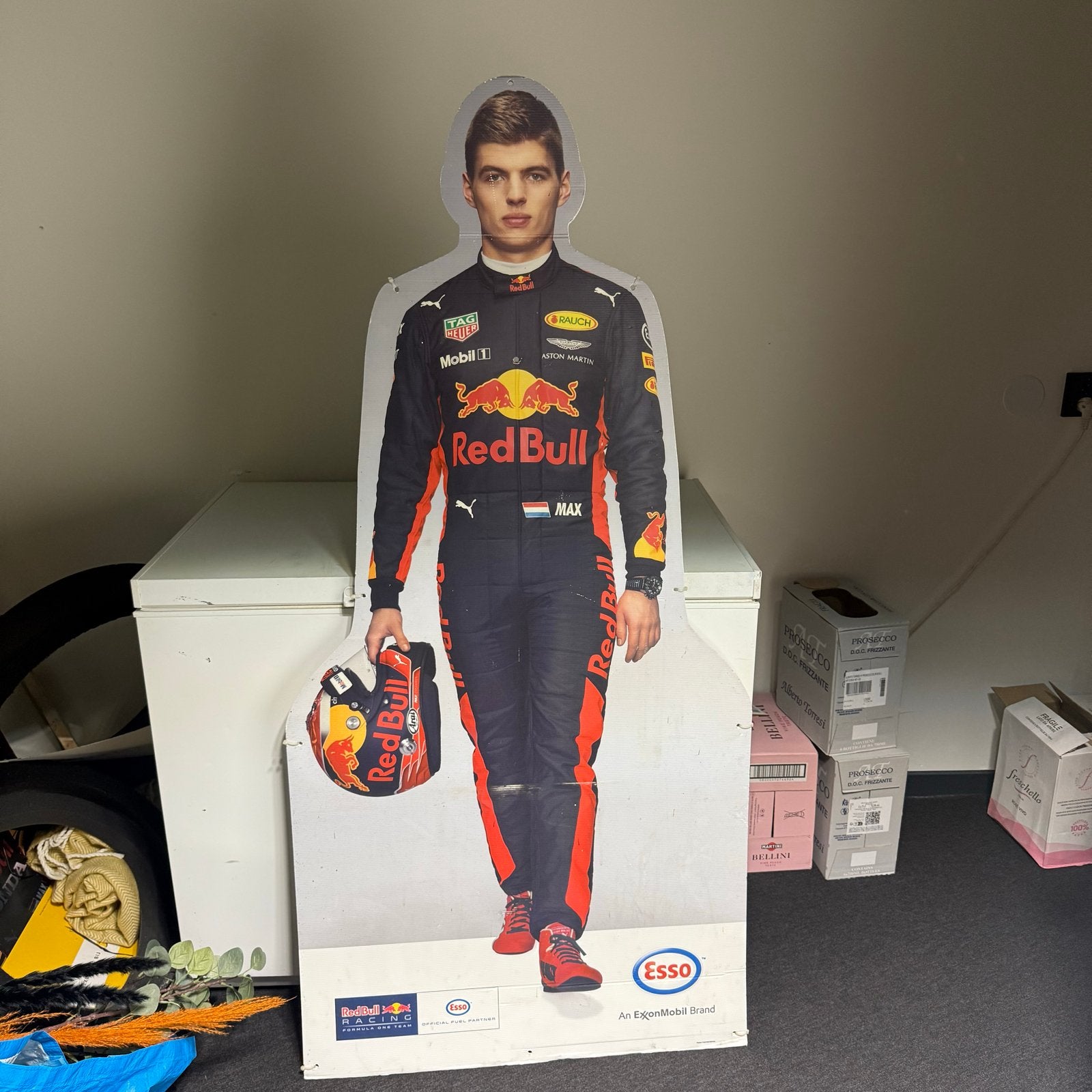 Max Verstappen Kartonnen Standbeeld - ca. 180 cm, Ophalen, Gebruikt, Formule 1