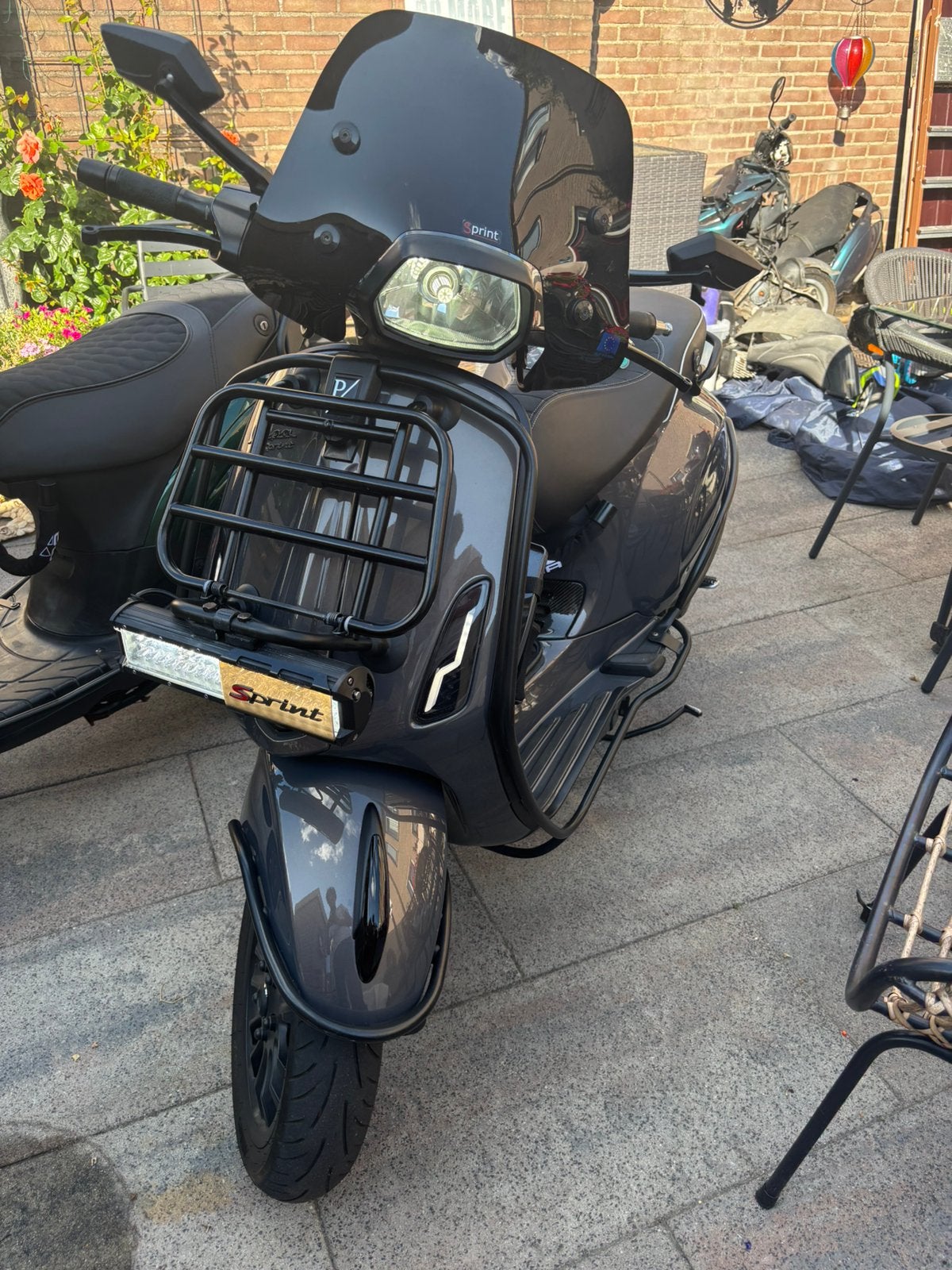 Unieke vespa sprint 2016 full option akrapoviç biturbo, Ophalen, Maximaal 45 km/u, Nieuw, Vespa S