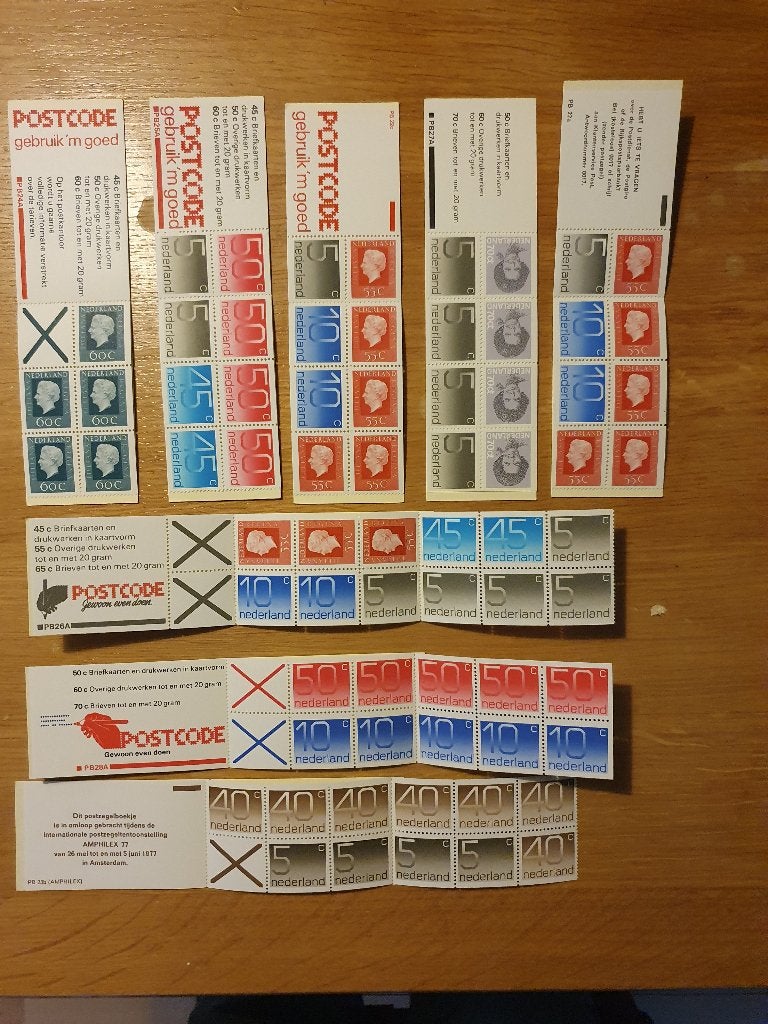 postzegel automaat boekjes, Ophalen, Na 1940, Postfris
