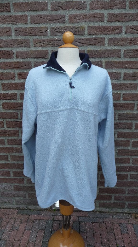 Lichtblauwe Fleece trui maat L, Ophalen of Verzenden, Zo goed als nieuw, Blauw