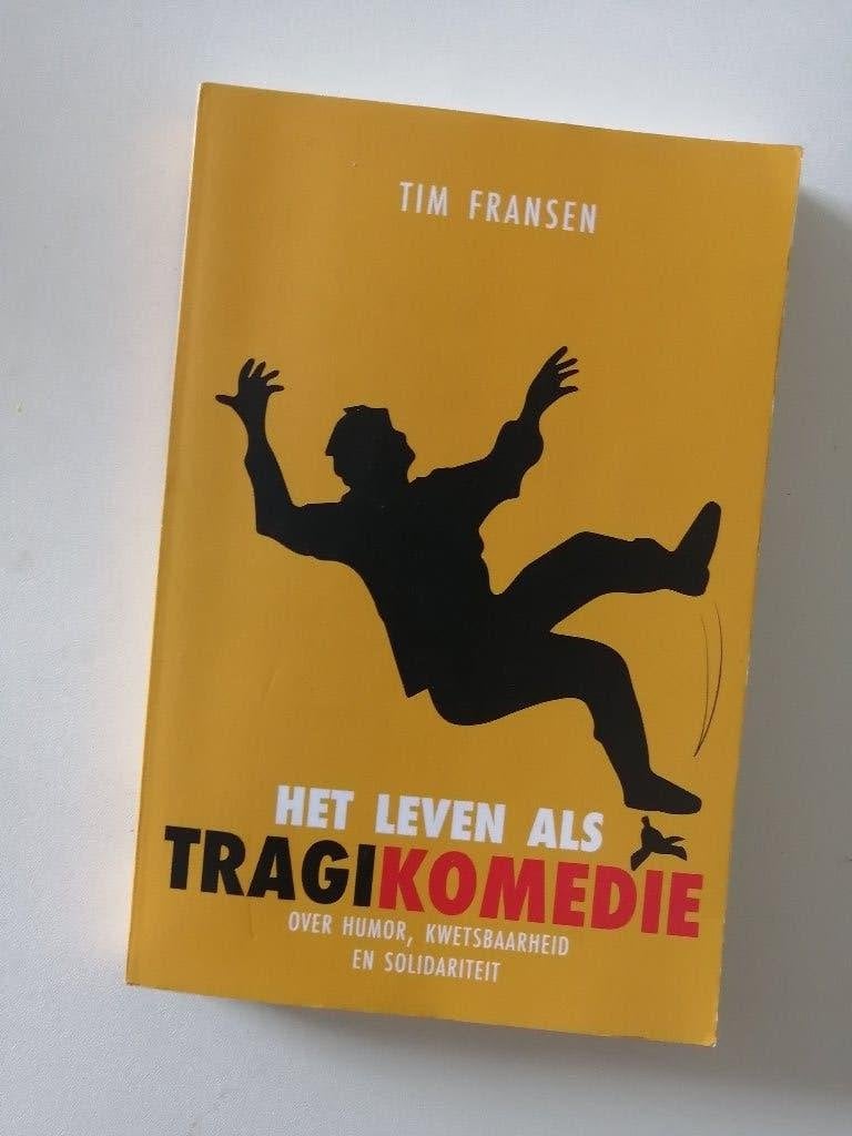 filosofie boek "het leven als tragi-komedie" - Tim Fransen, Ophalen of Verzenden, Zo goed als nieuw, Tim Fransen