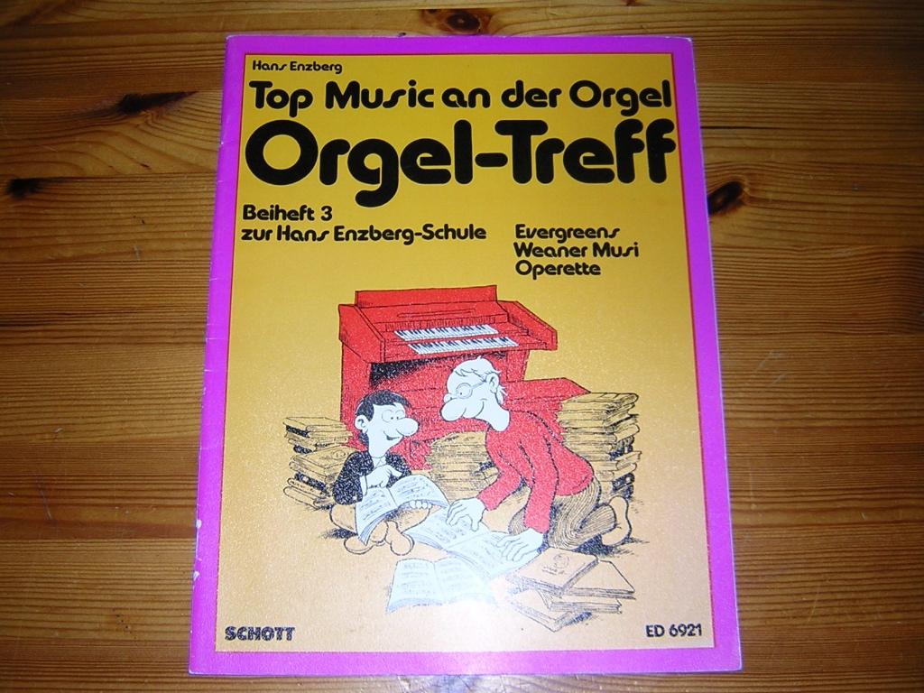 Top music an der orgel - orgel treff - hans enzberg, Orgel, Ophalen of Verzenden, Zo goed als nieuw, Artiest of Componist