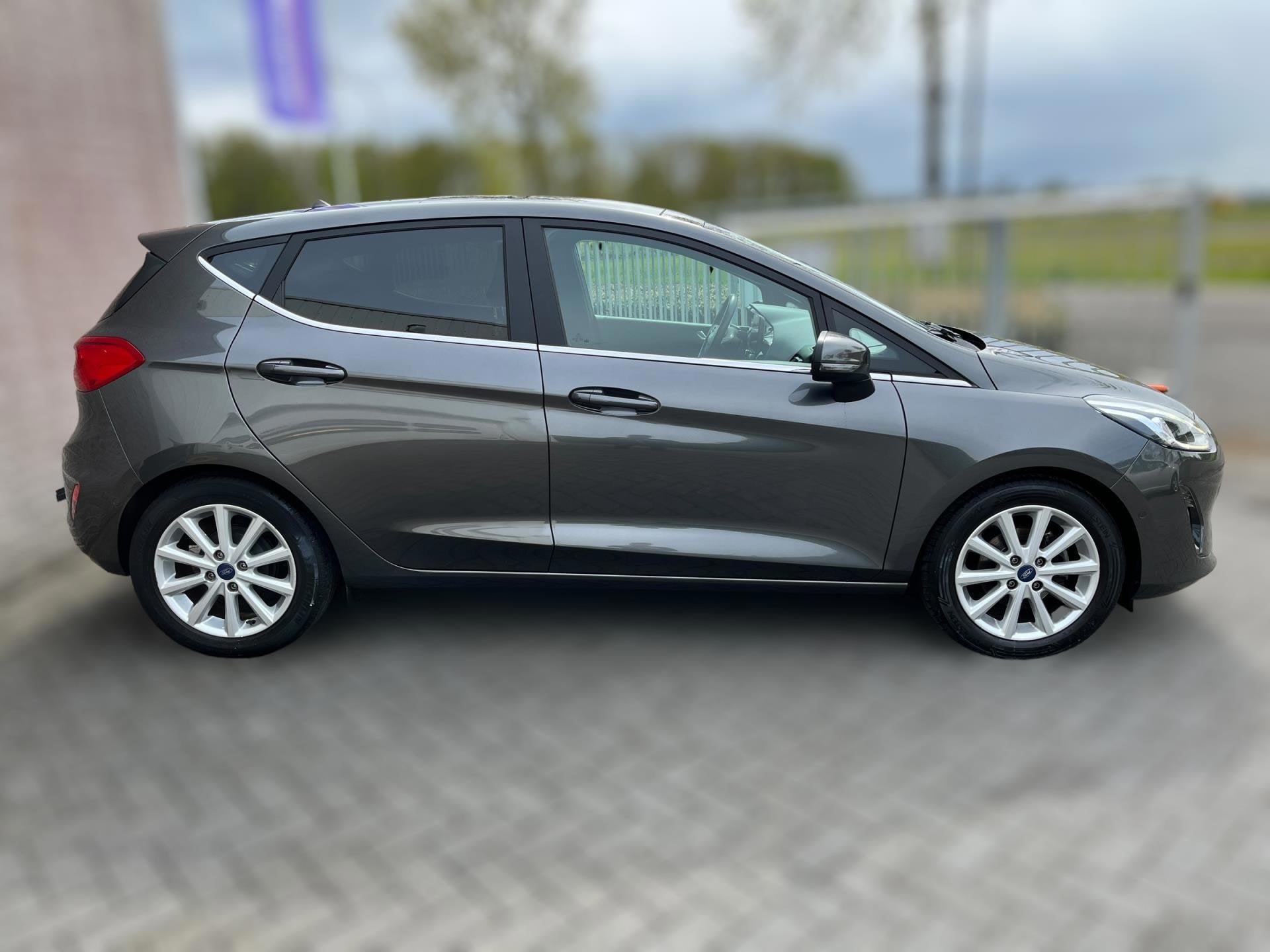 Ford Fiesta 1.0 EcoBoost Titanium PANO/SCHUIFDAK/PDC V&A/A.U, 100 pk, 23 km/l, Origineel Nederlands, Bedrijf