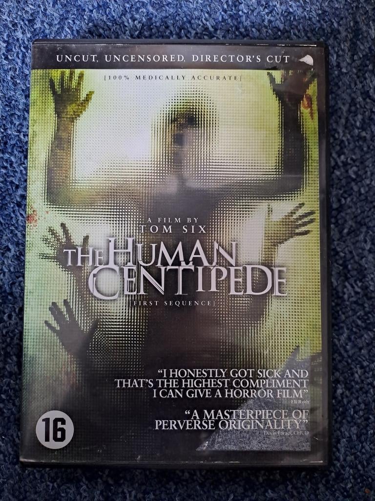 Human centipede (dvd) ex rental schijfje is mooi, Alle leeftijden, Ophalen of Verzenden, Gebruikt, Slasher