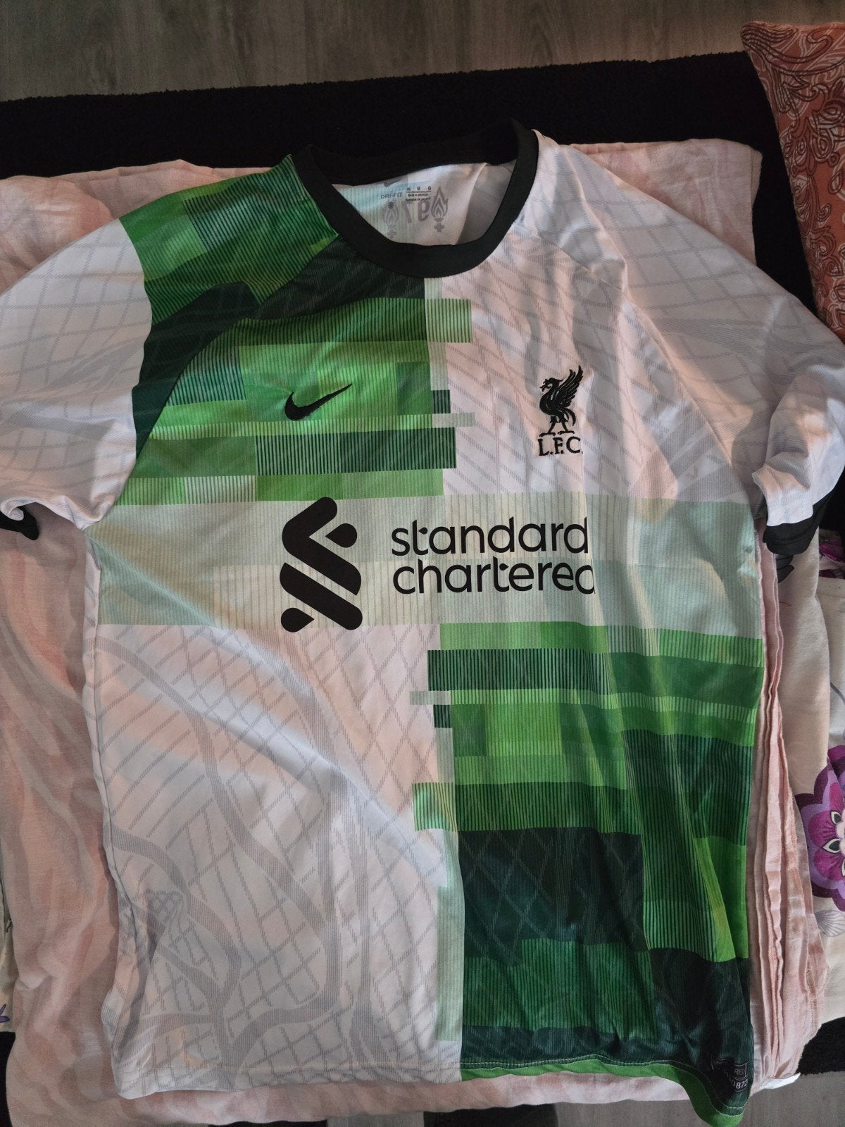 Voetbalshirt Liverpool Salah #11 - Maat XL, Maat XL, Ophalen of Verzenden, Zo goed als nieuw, Shirt