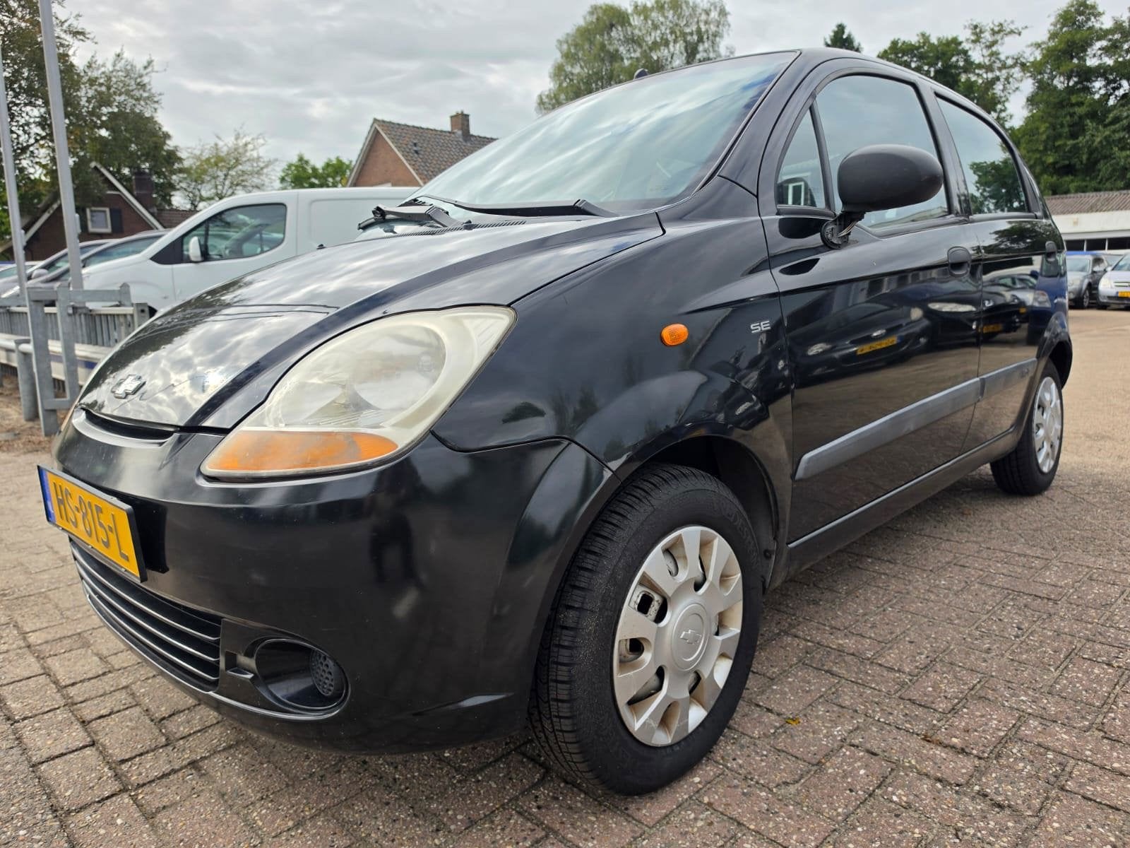 Daewoo Matiz 1.0 Style ( A.P.K. tot sept 2027!), Voorwielaandrijving, Zwart, 400 kg, Zwart