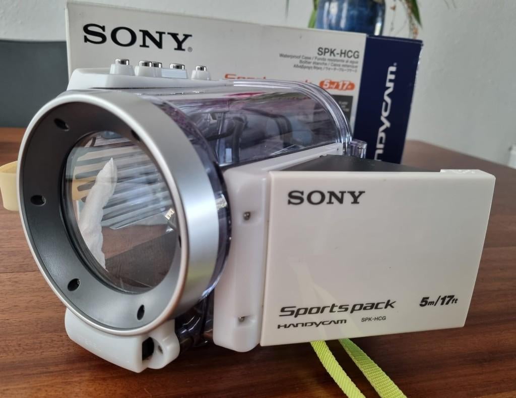 Sony Sportspack SPK-HCG onderwaterbehuizing, Audio, Tv en Foto, Fotografie | Onderwatercamera's, Ophalen of Verzenden, Zo goed als nieuw
