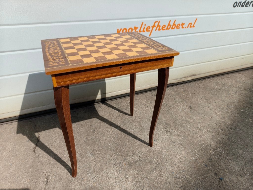 vintage speeldoos tafeltje met muziek, Gebruikt, Ophalen of Verzenden, /, /