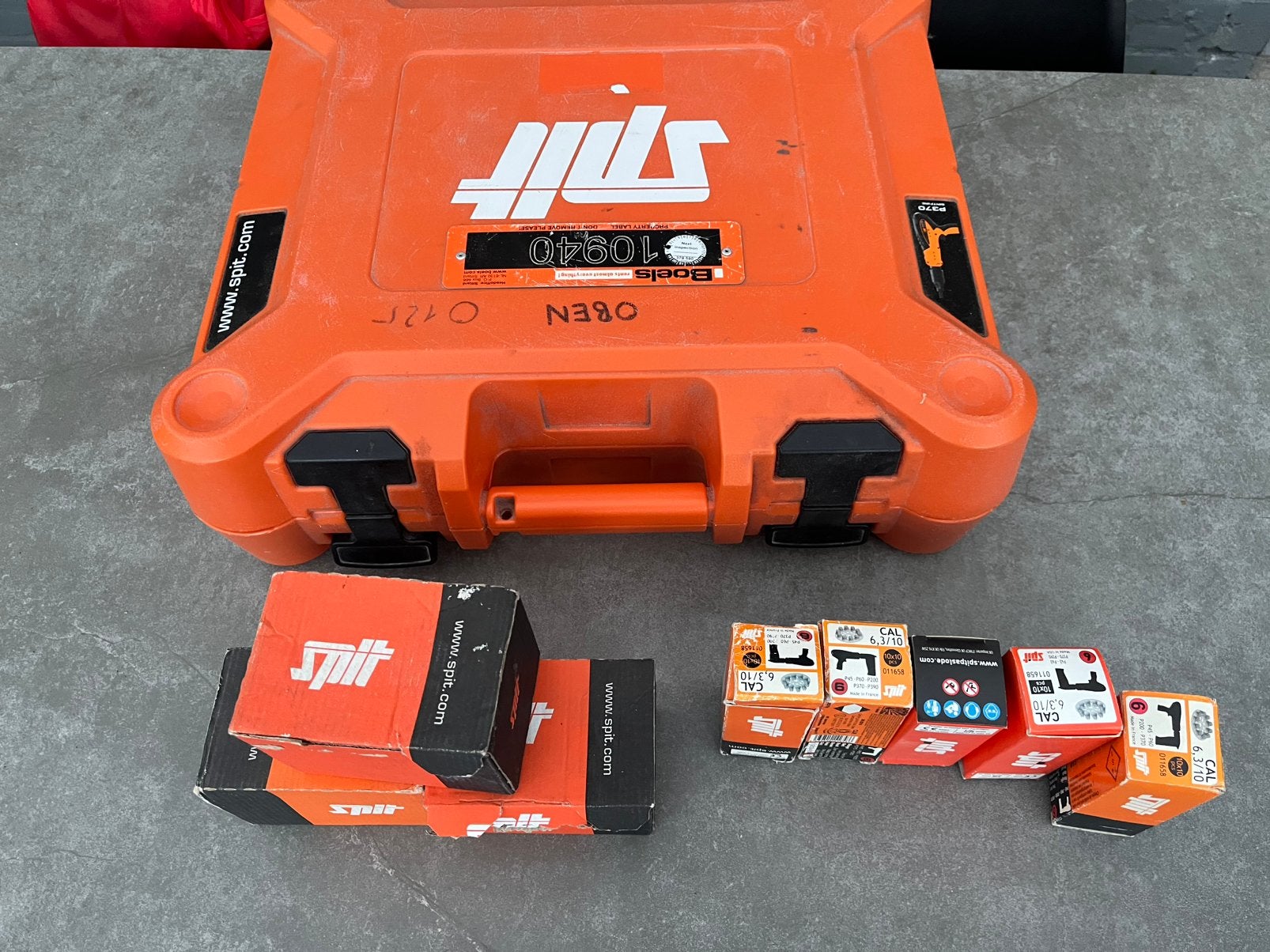 Te koop spit  schiethamer, Ophalen, Gebruikt