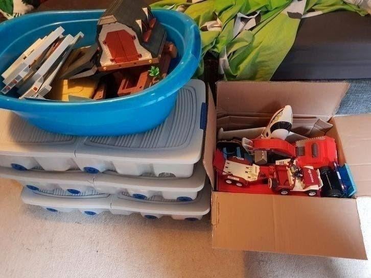 Heel heel veel playmobil, Ophalen, Zo goed als nieuw, Complete set