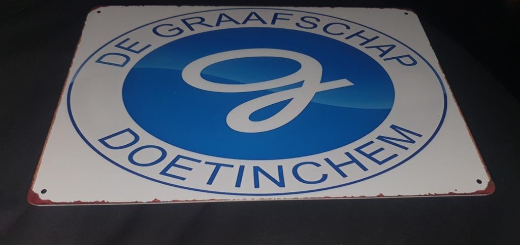 Wandbord van de graafschap, afmetingen 30x20 cm., Ophalen of Verzenden, Nieuw, Overige binnenlandse clubs, Overige typen