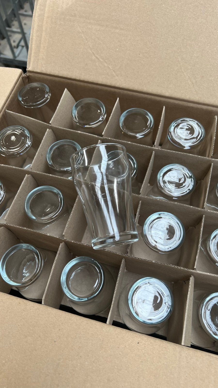 Grote partij stapelglazen, Overige typen, Ophalen, Nieuw, Glas