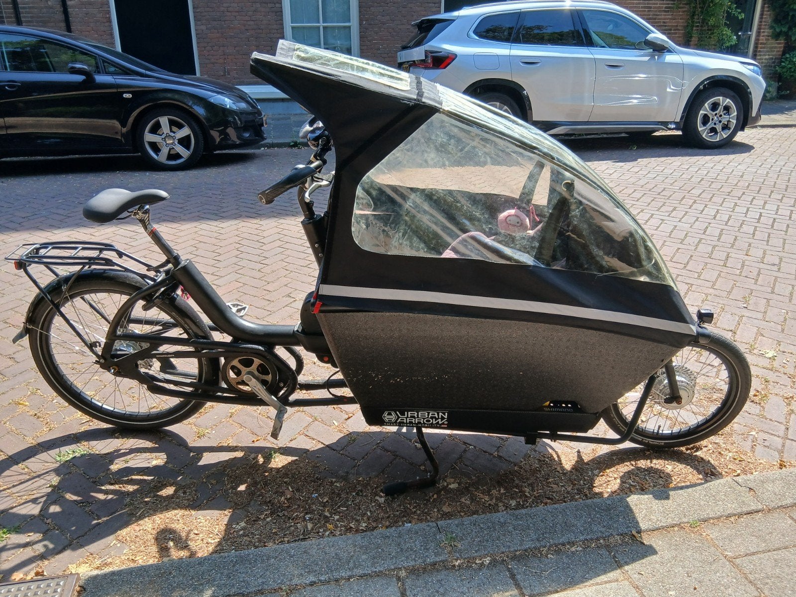 Urban Arrow Family, Fietsen en Brommers, Gebruikt, 3 kinderen, Huif, Schijfrem