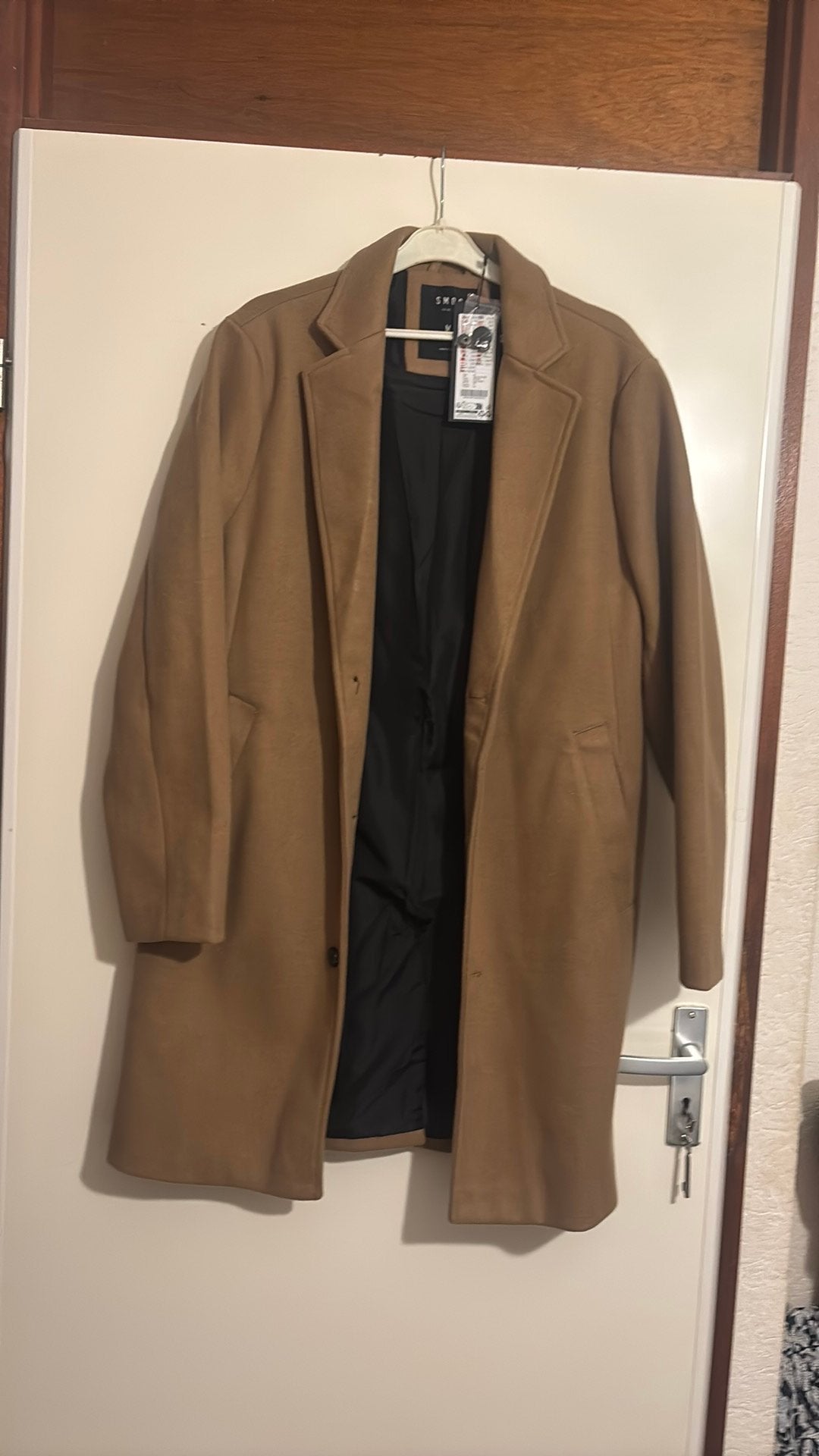 Heren kameel kleur jas, Ophalen of Verzenden, Nieuw, Maat 48/50 (M), Bruin