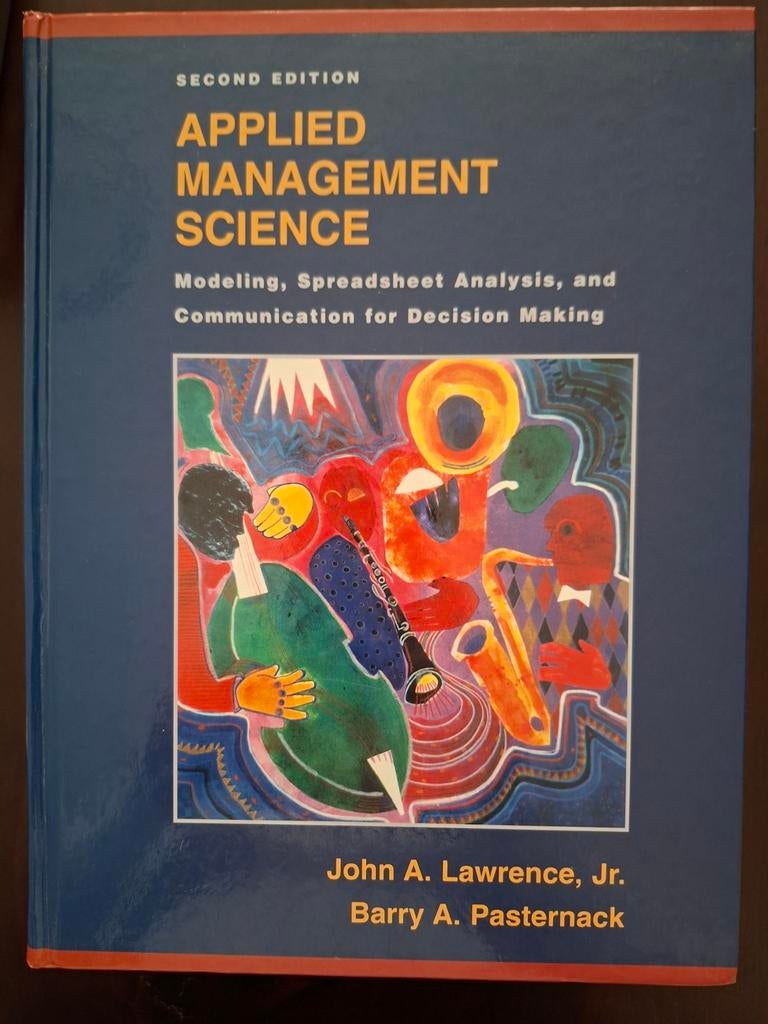 Studieboek Applied Management Science - Tweede Editie, Boeken, Ophalen of Verzenden, Beta, Gelezen, WO