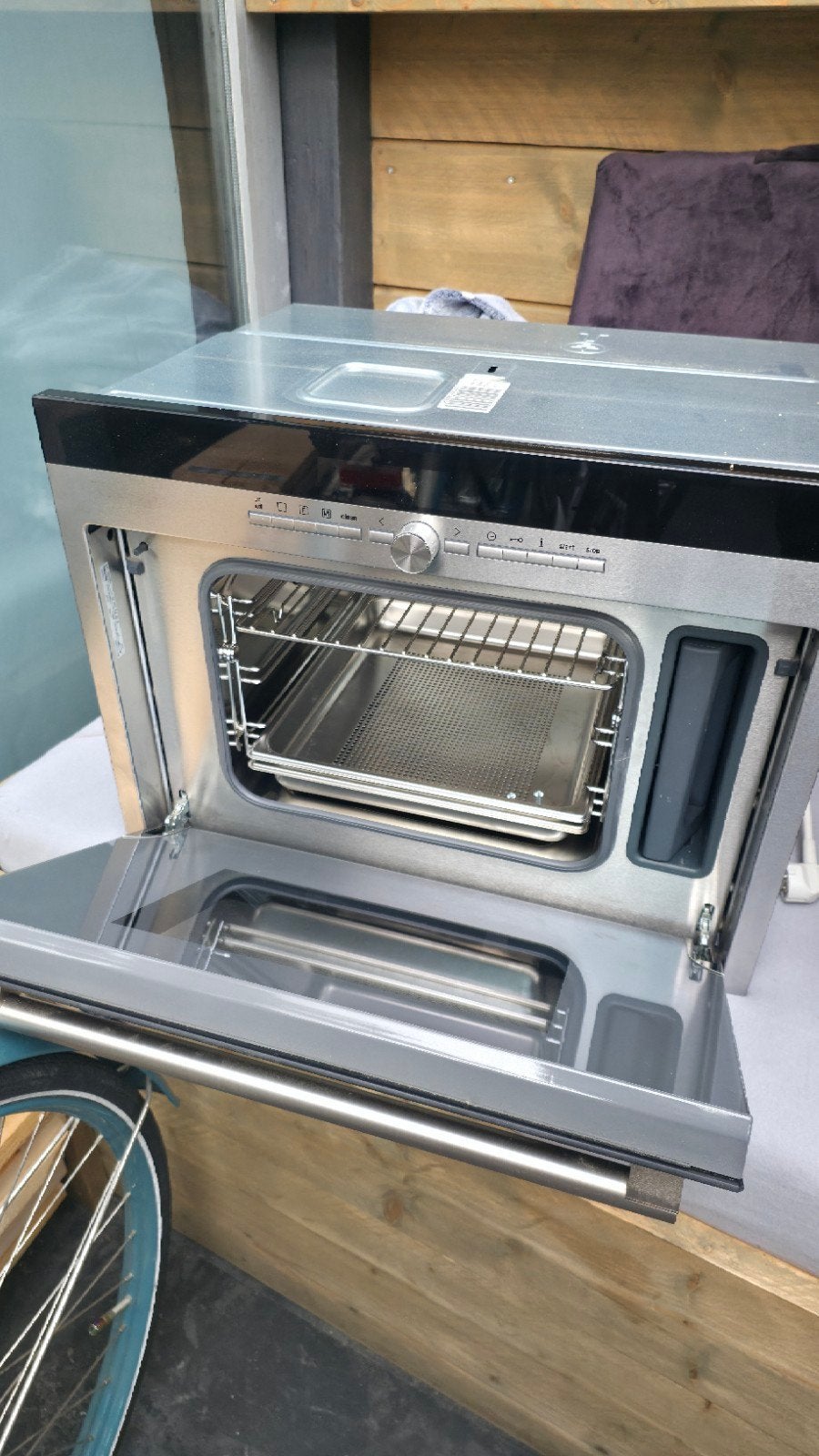 Siemens stoomoven met nieuwe originele watertank, Ophalen of Verzenden