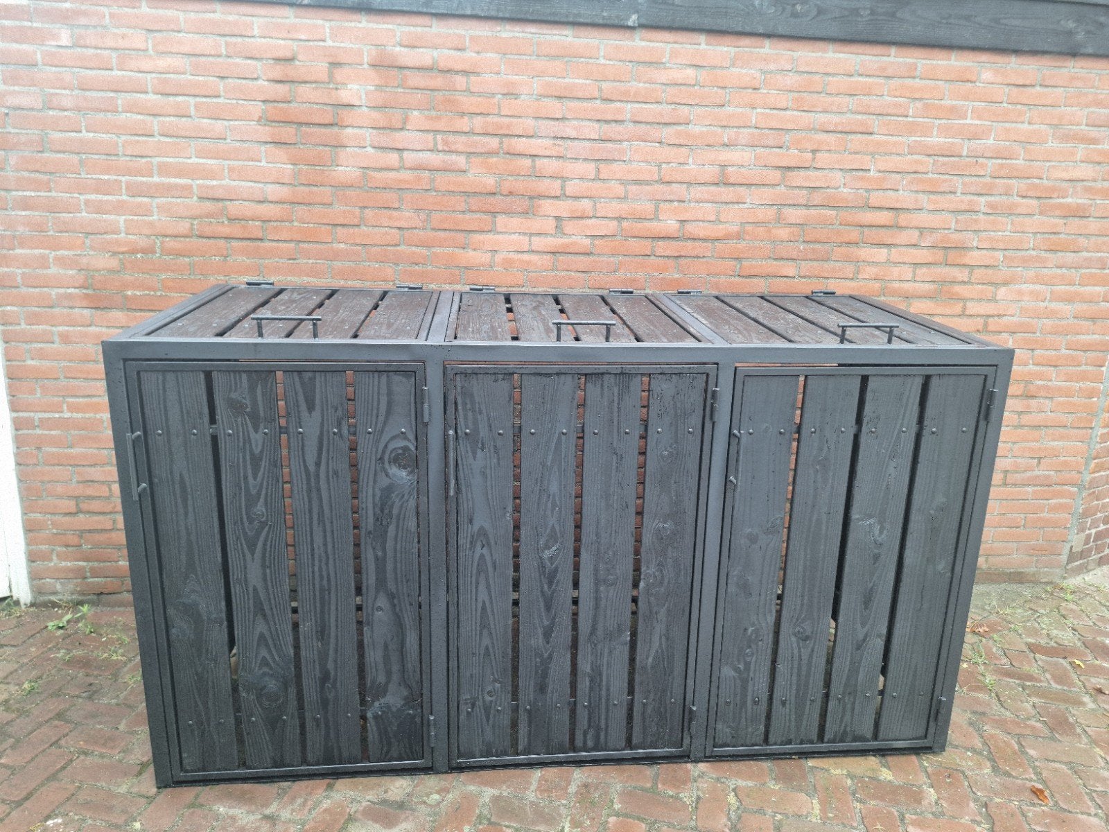 kliko/container ombouw staal frame, Tuin en Terras, Bergingen en Tuinkasten, Ophalen, Nieuw, Metaal, Containerberging