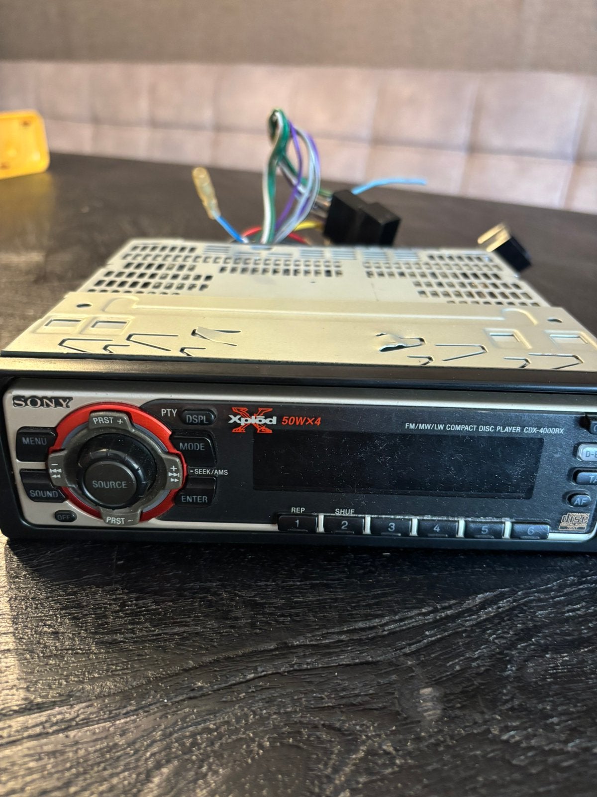 Sony Xplod 50wx4 CDX-4000RX autoradio, Verzenden, Zo goed als nieuw