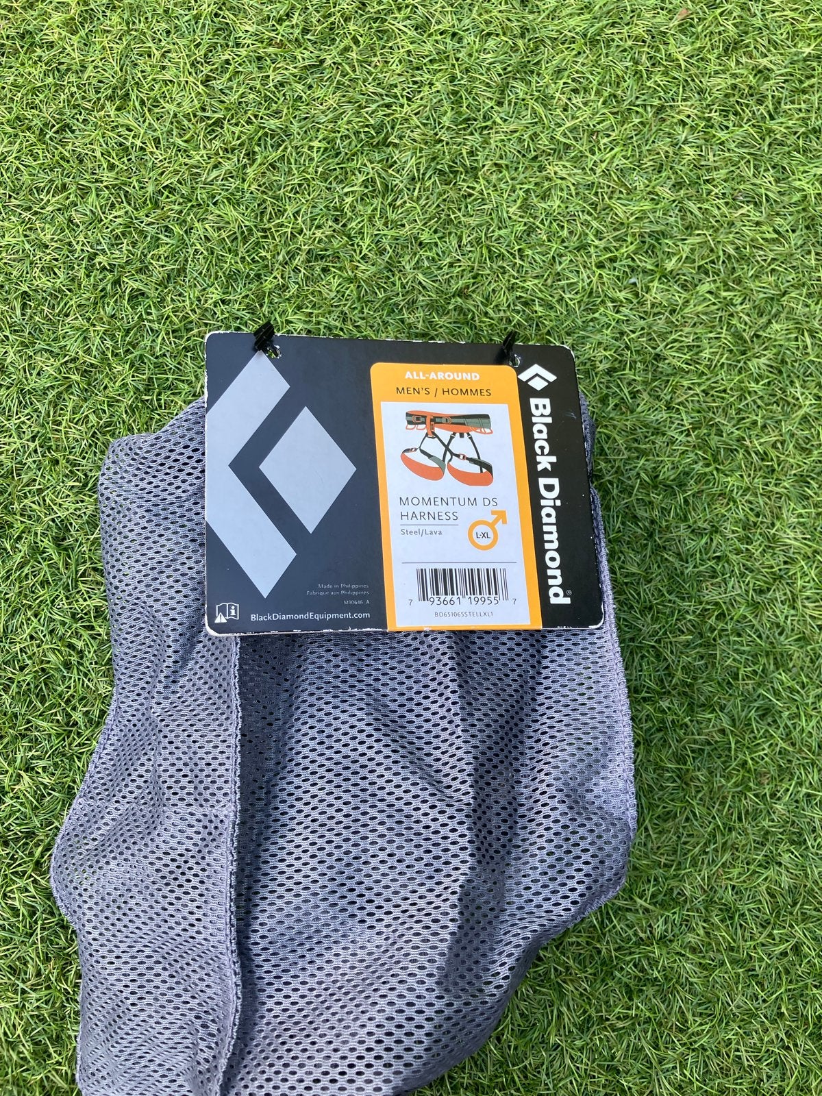 Black Diamond Momentum DS Klimgordel - Heren L/XL, Sport en Fitness, Ophalen of Verzenden, Gebruikt, Klimsport-accessoire