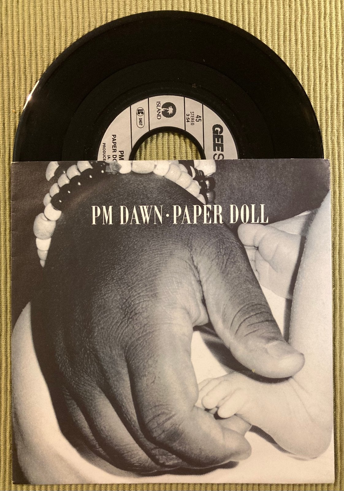 Vinyl single PM Dawn - Paper Doll, Gebruikt, 7 inch, Ophalen of Verzenden, Overige typen