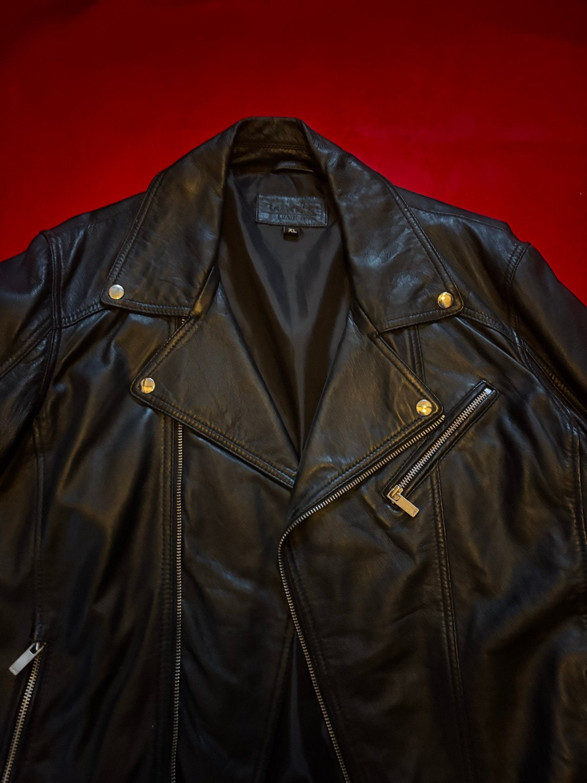 Leren jas maat XL - WAY Leathers - Zacht lamsleer, Ophalen of Verzenden, Gedragen, Maat 56/58 (XL), Zwart