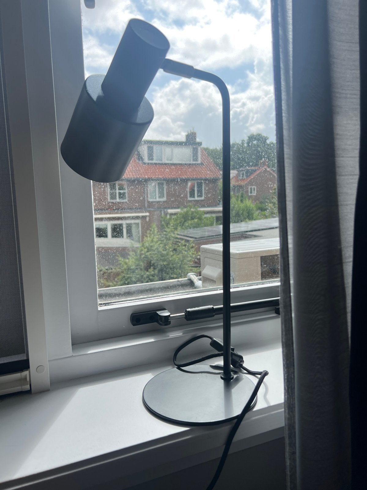 Karwei Nordin Bureaulamp - Zwart, E27 fitting, Ophalen, Overige merken, E27 (groot), Zo goed als nieuw
