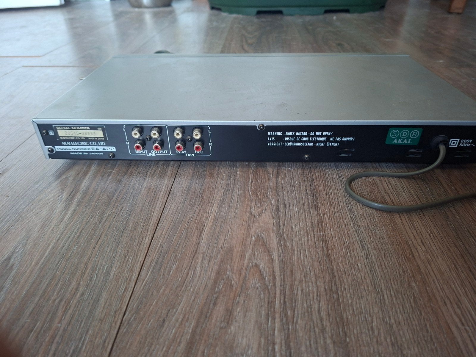 Akai EA-A22 Equalizer - Vintage Audio, Ophalen of Verzenden, Gebruikt, Minder dan 60 watt, Overige merken