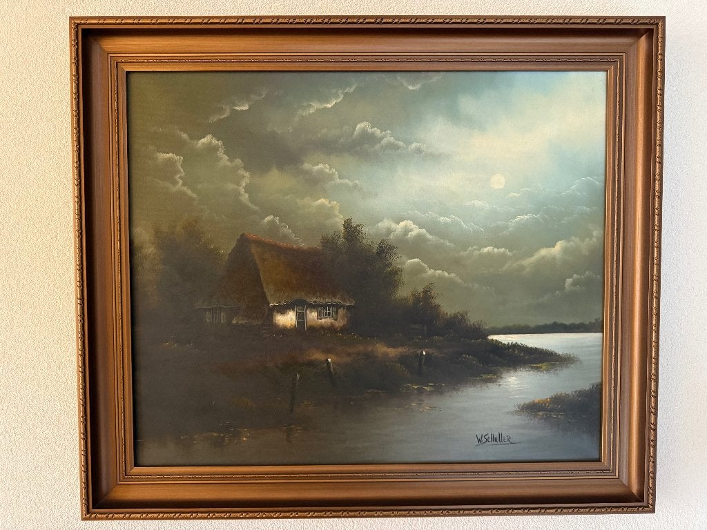 Schilderij oud hollands, Ophalen, Doek, Oud hollands, Olieverf