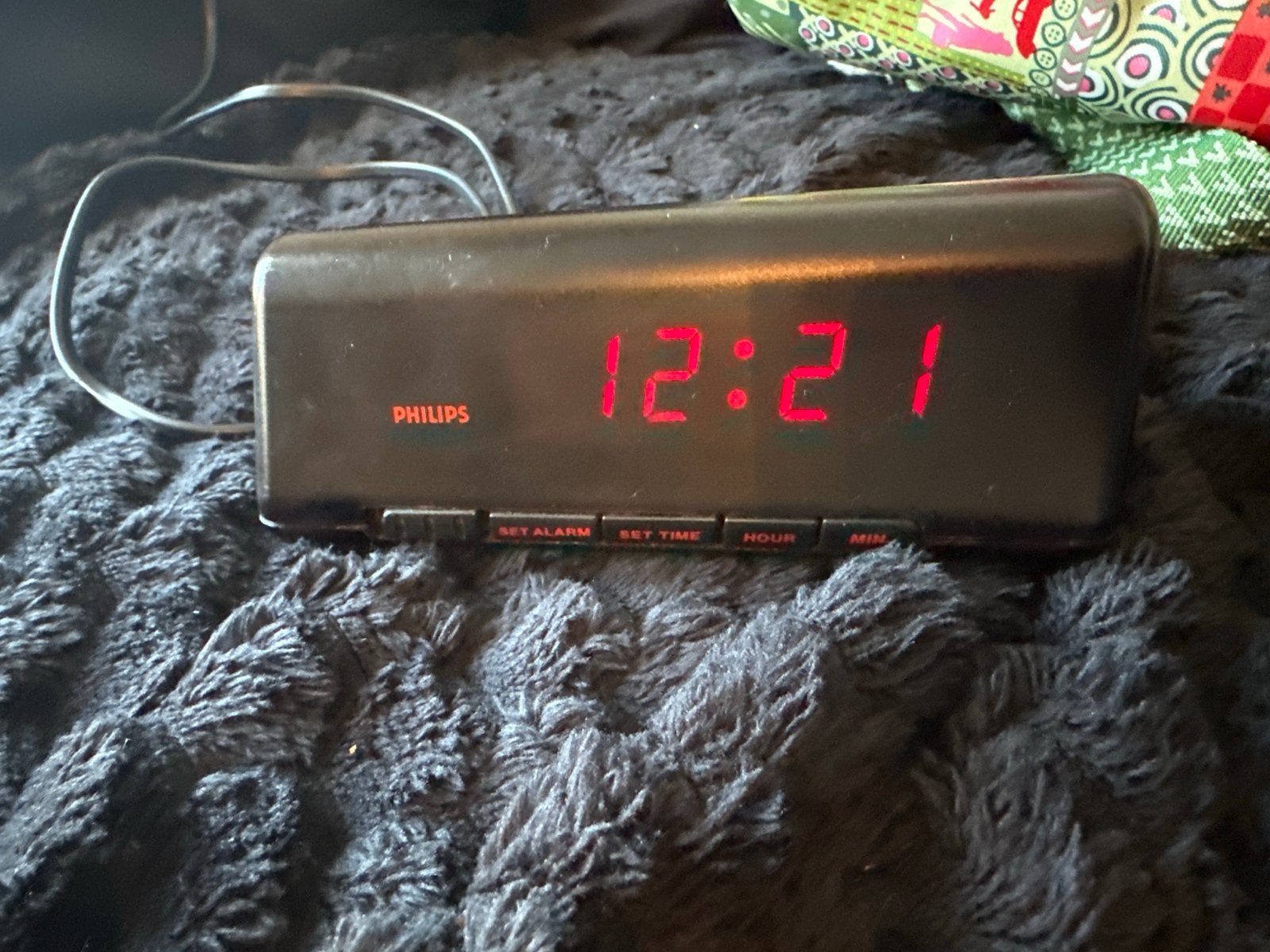 Philips digitale wekkerradio - Vintage, Ophalen of Verzenden, Gebruikt, Digitaal