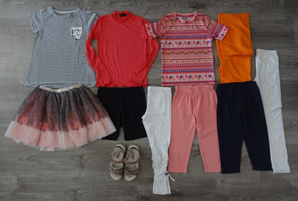 Pakket meisjes kleding maat 128 134, Ophalen of Verzenden, Zo goed als nieuw, Meisje, Setje