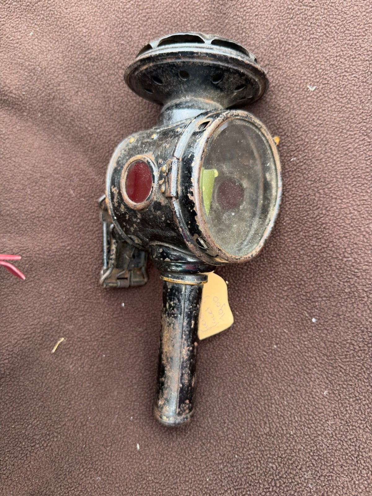 Antieke Franse kaarslamp van Luxor Parijs, Ophalen of Verzenden