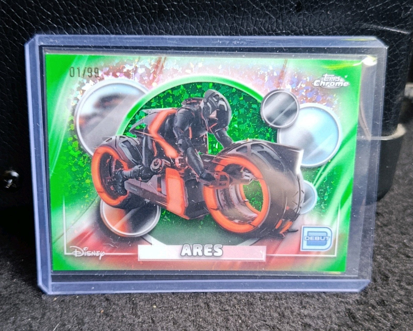 Topps Chrome Disney Ares Green Speckle Refractor 01/99, Verzamelen, Ophalen of Verzenden