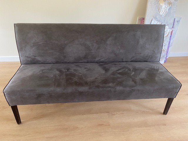 bank, Huis en Inrichting, Banken | Bankstellen, Ophalen, Gebruikt, Minder dan 75 cm, 150 tot 200 cm