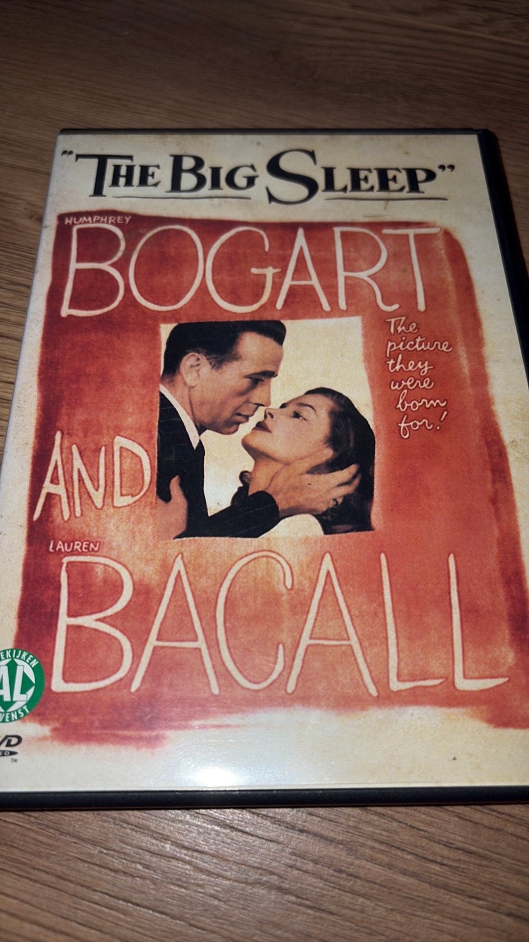 The Big Sleep met Humphrey Bogart en Lauren Bacall., Cd's en Dvd's, Vanaf 16 jaar, Ophalen of Verzenden, Zo goed als nieuw, Actie en Avontuur