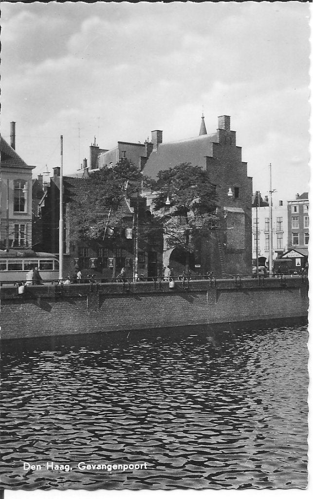Oude Ansichtkaart Den Haag, Gevangenpoort, Ophalen of Verzenden, 1960 tot 1980, Ongelopen, Zuid-Holland