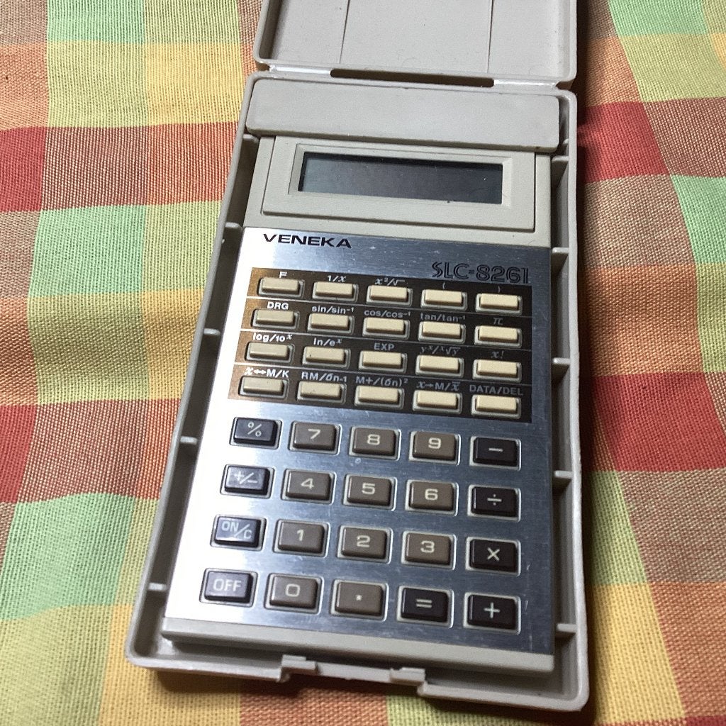 Vintage rekenmachine, Diversen, Ophalen of Verzenden, Gebruikt