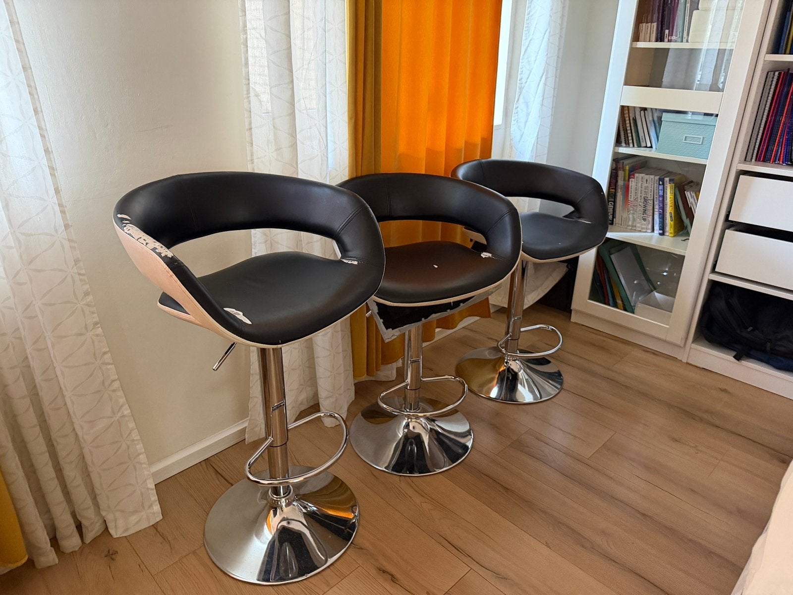 Barkrukken for sale, 3 krukken, Ophalen, Gebruikt, 60 tot 90 cm