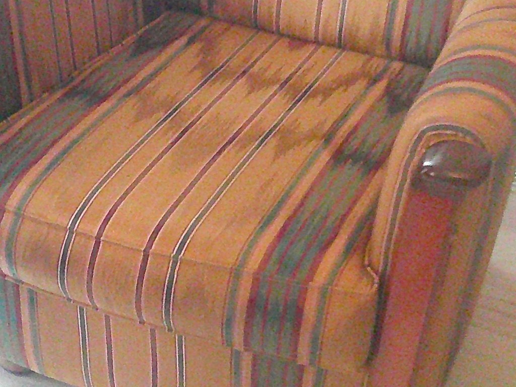 antieke Deense stoel retro, Antiek en Kunst, Art deco, Handgemaakt, 1 meter - 2 meter, Hout
