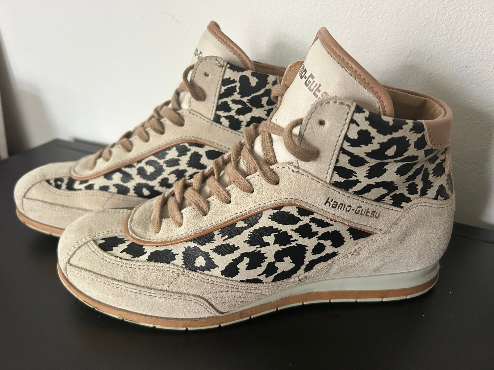 Kamo-Gutsu sneakers met luipaardprint - Maat 37, Overige kleuren, Ophalen of Verzenden, Sneakers of Gympen, Zo goed als nieuw