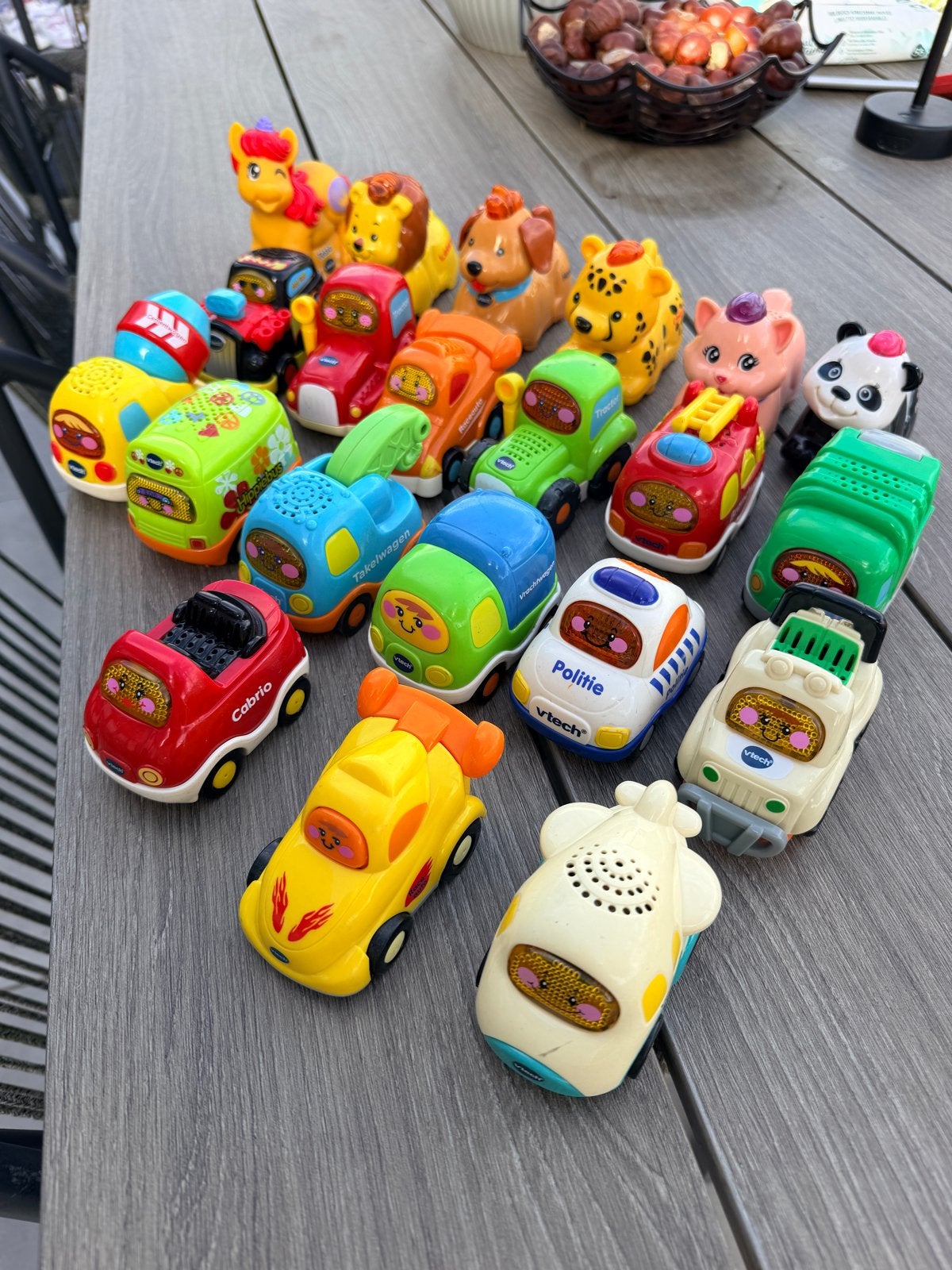 21 stuks VTech Zoef Zoef Dieren en Auto's Speelgoedcollectie, Ophalen of Verzenden, Gebruikt, 2 tot 4 jaar