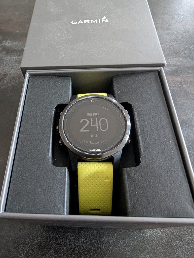 Garmin Fenix 5S Sapphire Edition, Stappen, Zwart, Garmin, Ophalen of Verzenden