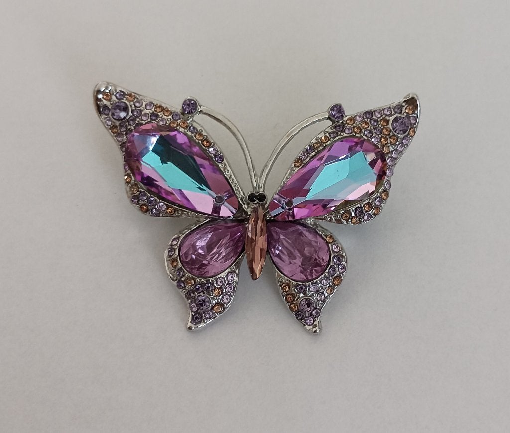 Vlinder broche, Overige materialen, 4 tot 7 cm, Overige kleuren, Nieuw