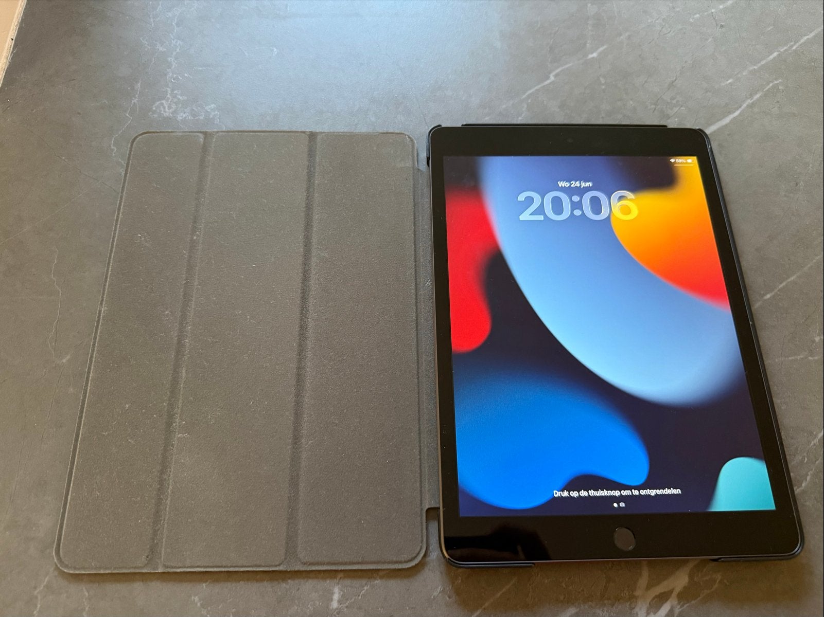 Apple iPad 9e generatie 64GB Wi-Fi Spacegrijs, 10 inch, Apple iPad, Ophalen of Verzenden, Zo goed als nieuw