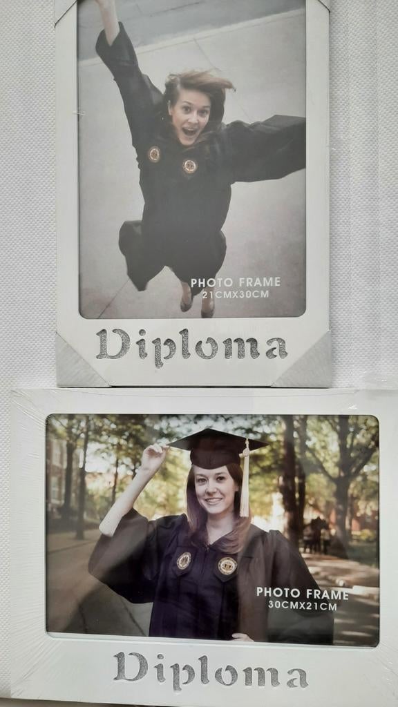 Nieuwe fotolijsten 'Geslaagd!' en 'Diploma', Ophalen of Verzenden, Nieuw