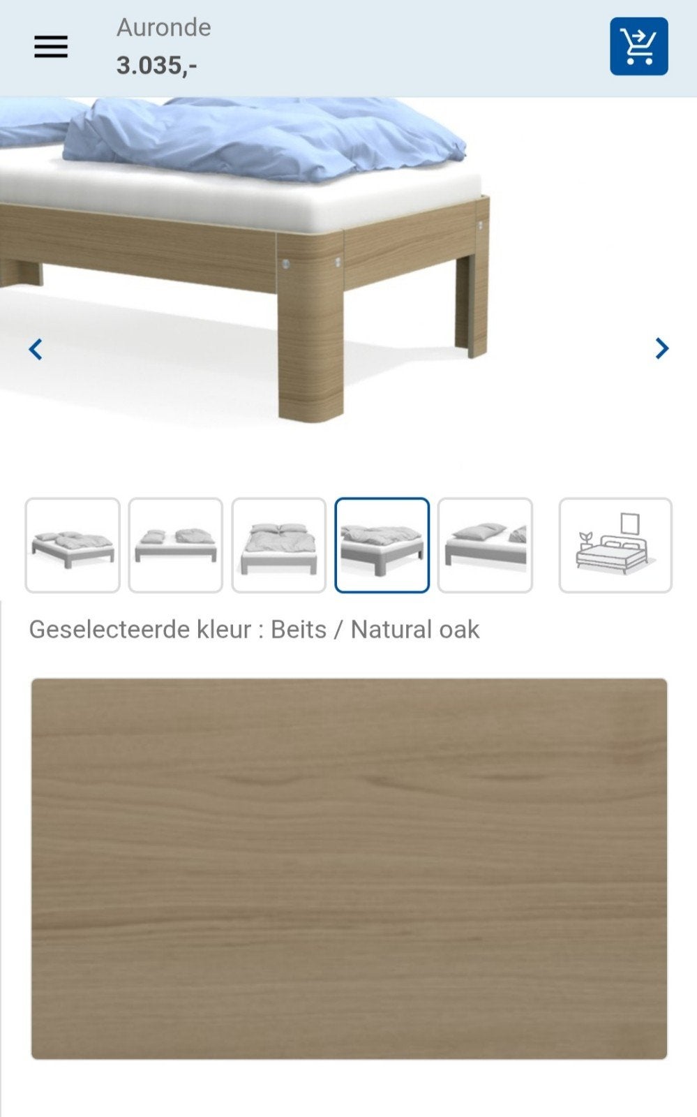 Auping Auronde onderdelen, Ophalen of Verzenden, Tweepersoons, Hout