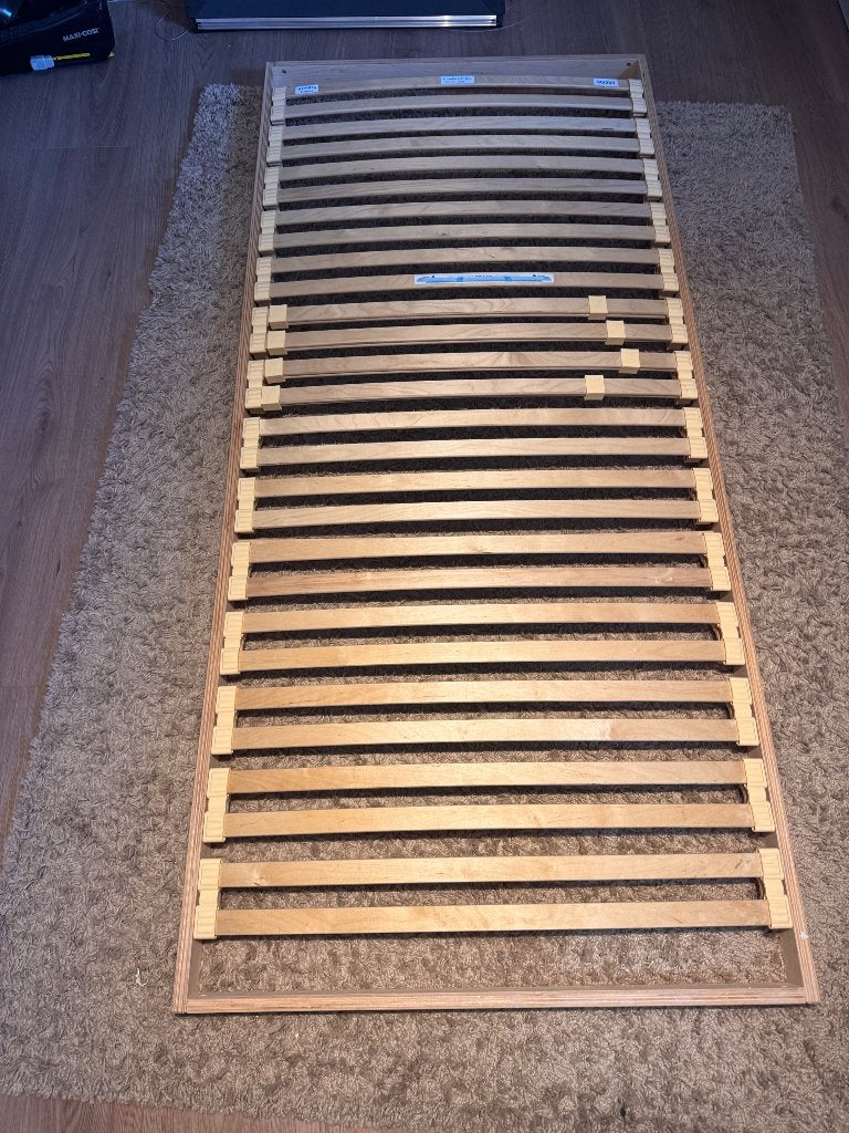 Lattenbodem nieuw, Ophalen, 90 cm, Eenpersoons, Nieuw
